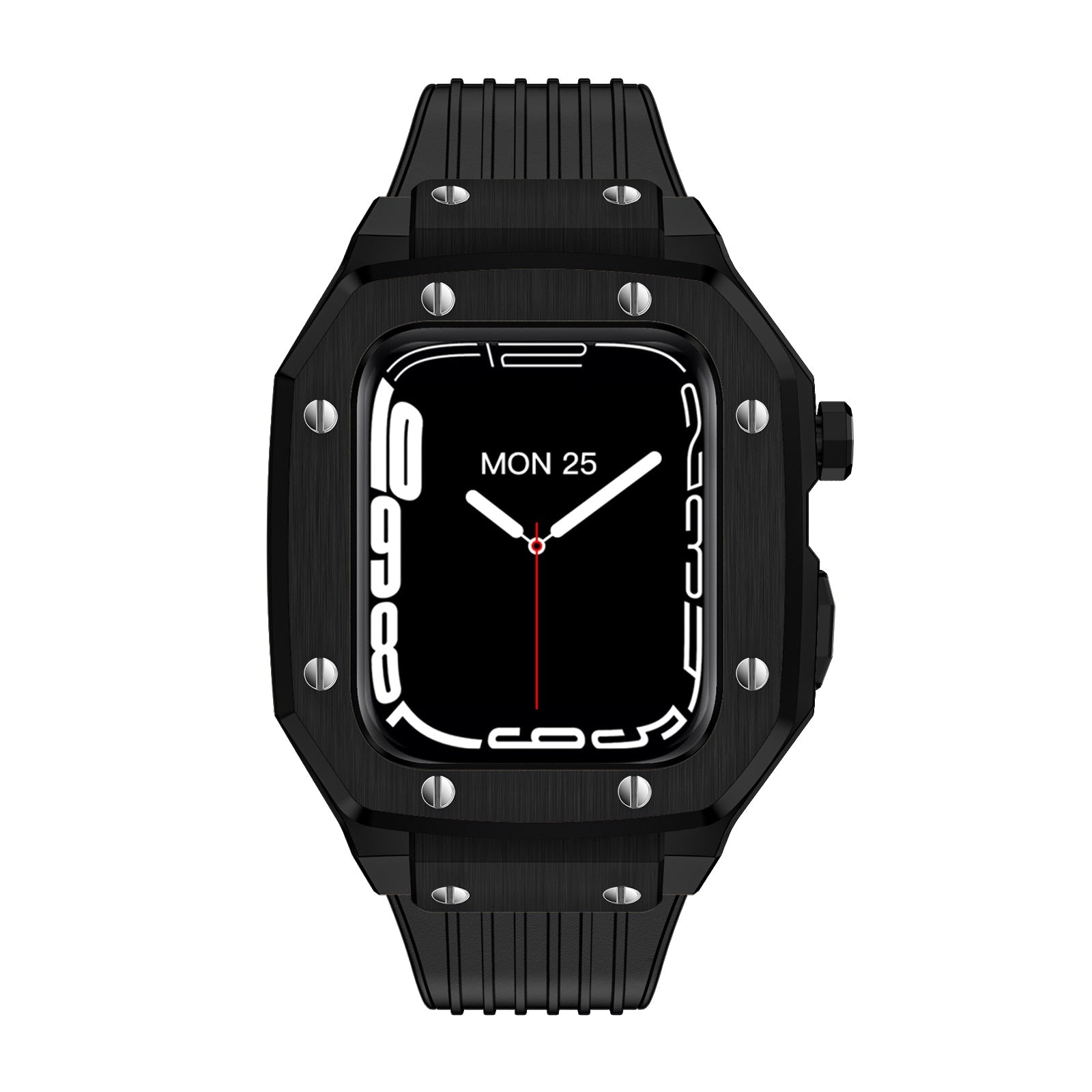 Luxury Rubber Stainless Steel Cover for Apple iWatch Series - Bestocase