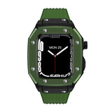 Luxury Rubber Stainless Steel Cover for Apple iWatch Series - Bestocase
