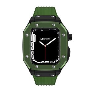 Luxury Rubber Stainless Steel Cover for Apple iWatch Series - Bestocase