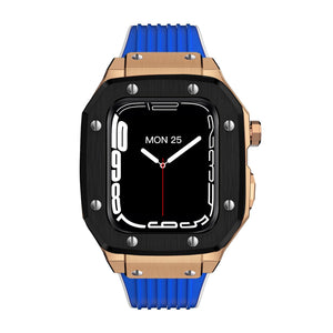 Luxury Rubber Stainless Steel Cover for Apple iWatch Series - Bestocase