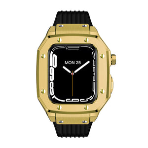 Luxury Rubber Stainless Steel Cover for Apple iWatch Series - Bestocase
