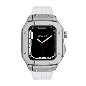 Luxury Rubber Stainless Steel Cover for Apple iWatch Series - Bestocase