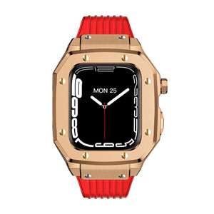Luxury Rubber Stainless Steel Cover for Apple iWatch Series - Bestocase