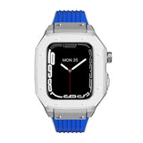 Luxury Rubber Stainless Steel Cover for Apple iWatch Series - Bestocase