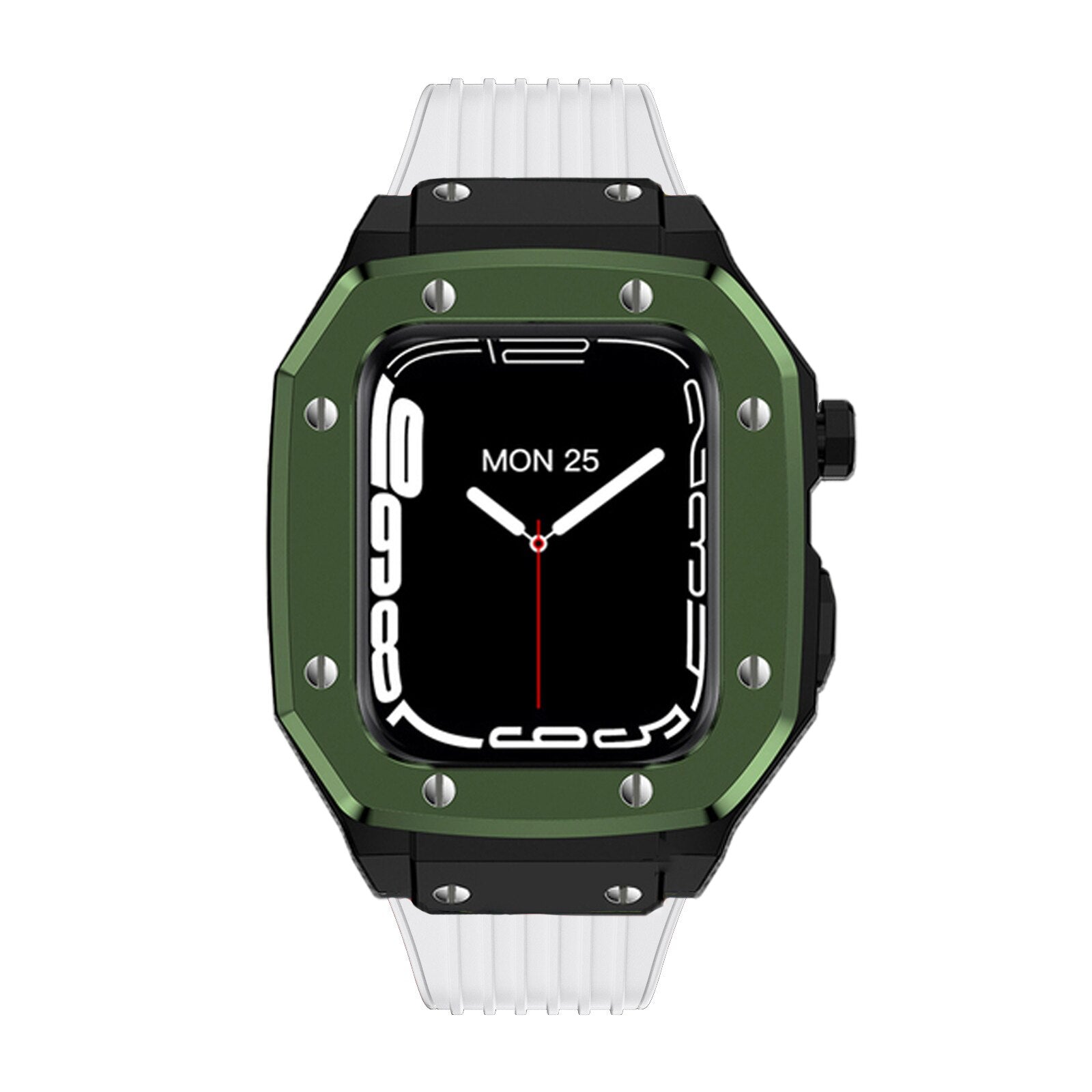 Luxury Rubber Stainless Steel Cover for Apple iWatch Series - Bestocase