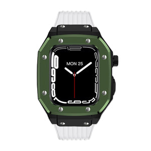 Luxury Rubber Stainless Steel Cover for Apple iWatch Series - Bestocase