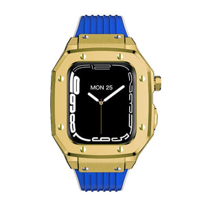 Luxury Rubber Stainless Steel Cover for Apple iWatch Series - Bestocase