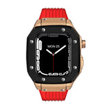 Luxury Rubber Stainless Steel Cover for Apple iWatch Series - Bestocase