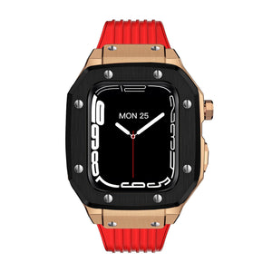 Luxury Rubber Stainless Steel Cover for Apple iWatch Series - Bestocase