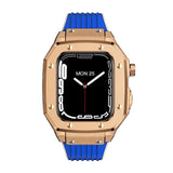 Luxury Rubber Stainless Steel Cover for Apple iWatch Series - Bestocase