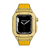 Luxury Rubber Stainless Steel Cover for Apple iWatch Series - Bestocase