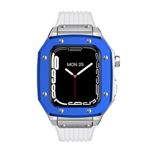 Luxury Rubber Stainless Steel Cover for Apple iWatch Series - Bestocase