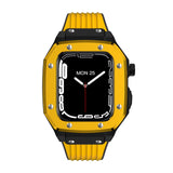 Luxury Rubber Stainless Steel Cover for Apple iWatch Series - Bestocase