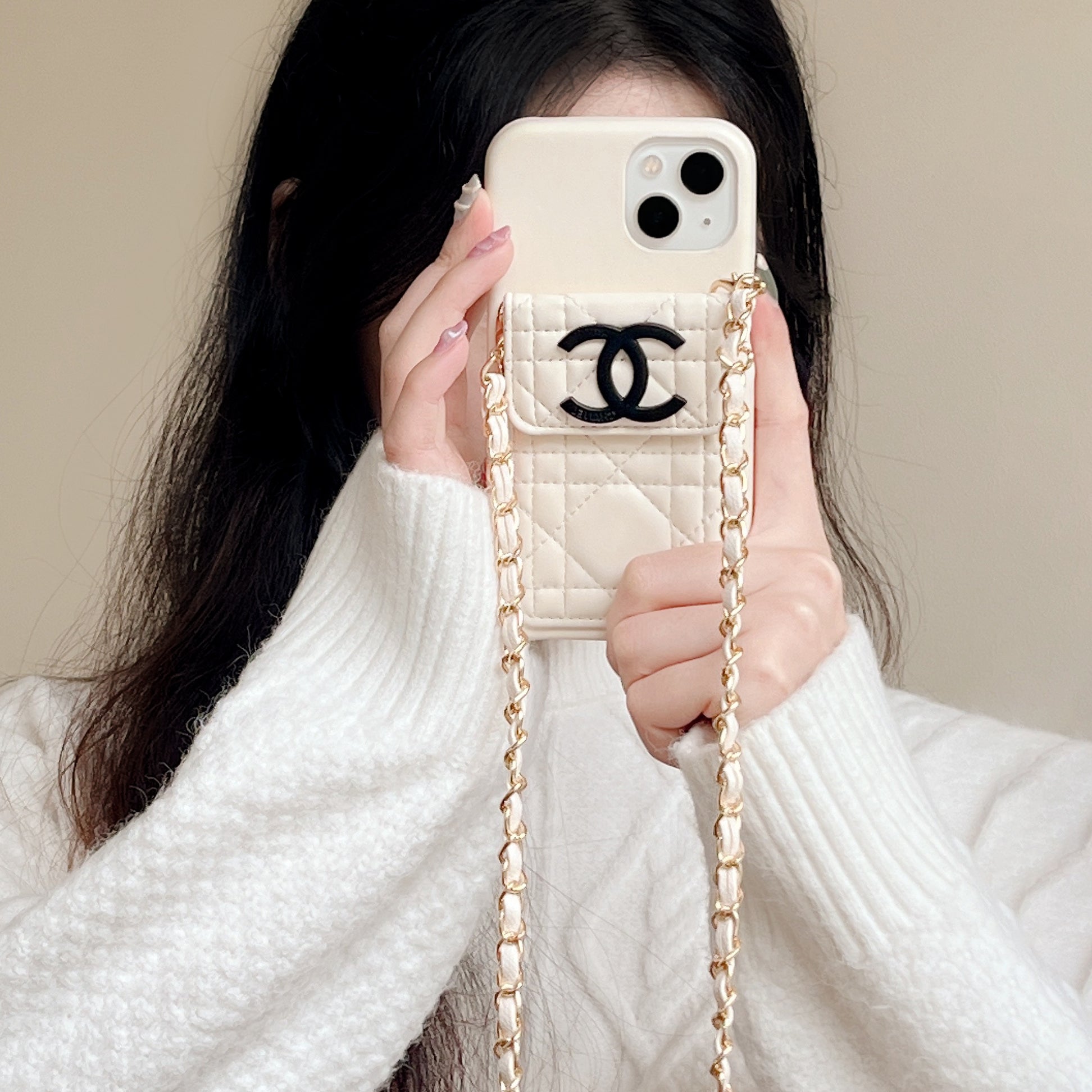 CC Card Holder Chain iPhone Case mysite