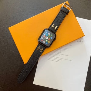 Genuine Pattern Leather Apple Watch Strap - Bestocase