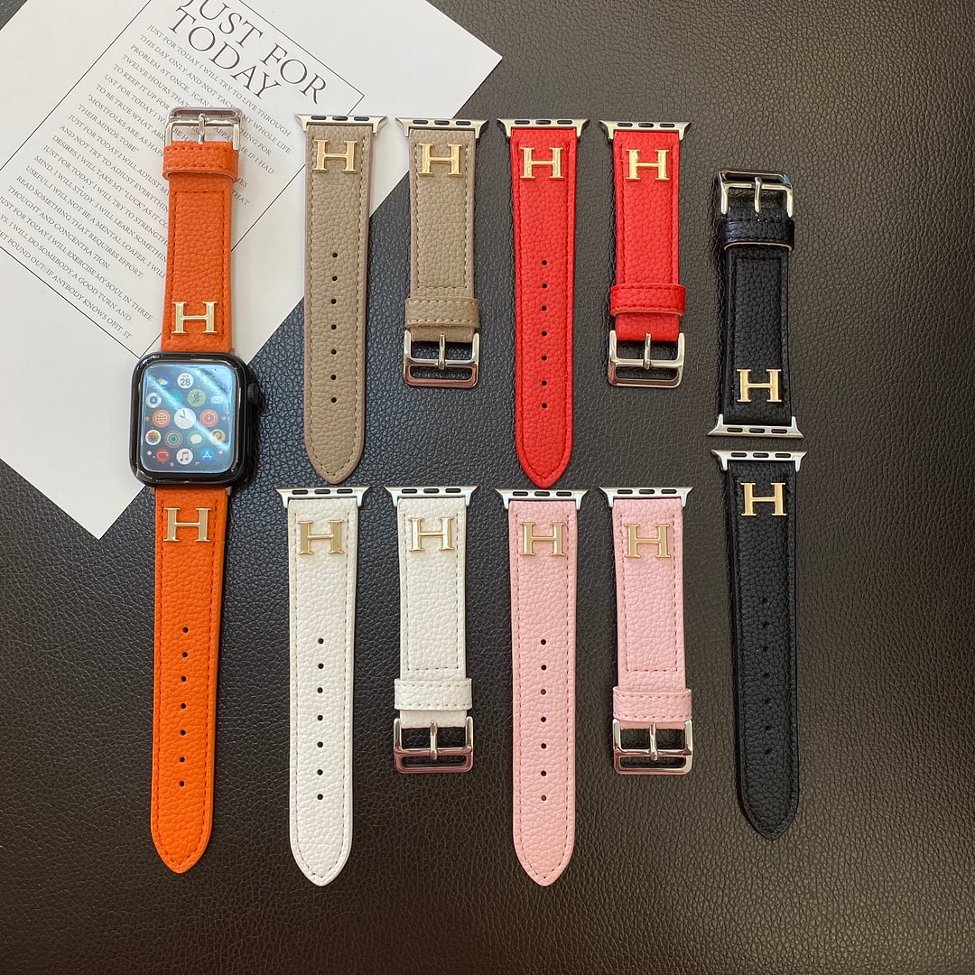 Genuine Pattern Leather Apple Watch Strap - Bestocase