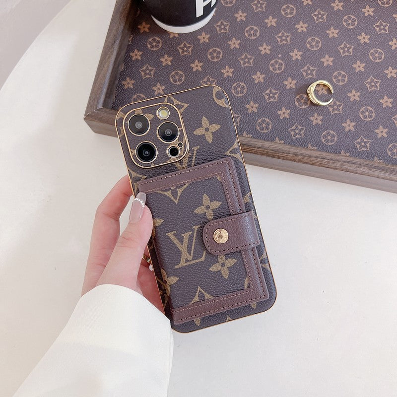 Lou Classic Color Card Bag iPhone Case - Bestocase