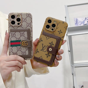 Lou Classic Color Card Bag iPhone Case - Bestocase