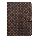 Luxury Canvas Monogram Leather Fresh Summer Theme Pattern Apple iPad case - Bestocase
