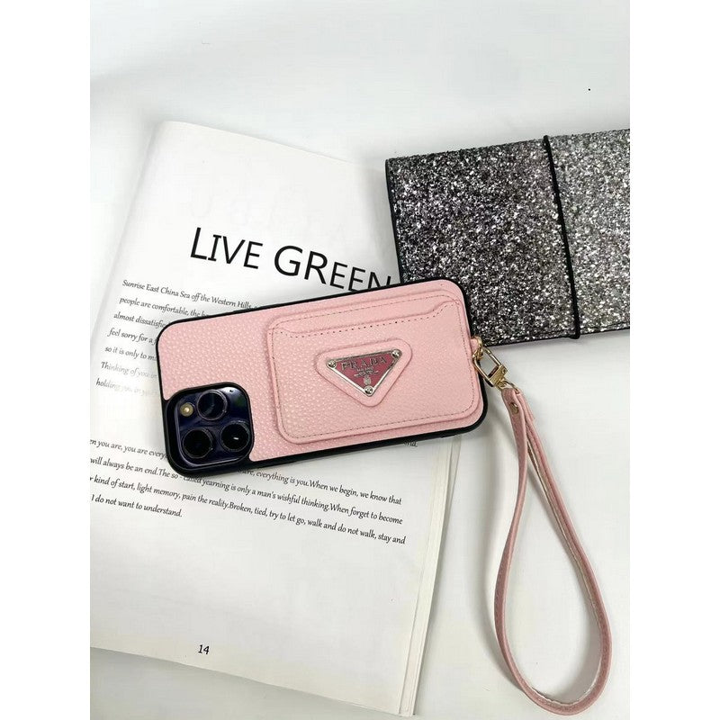 Pra Four Colors Card Bag iPhone Case - Bestocase