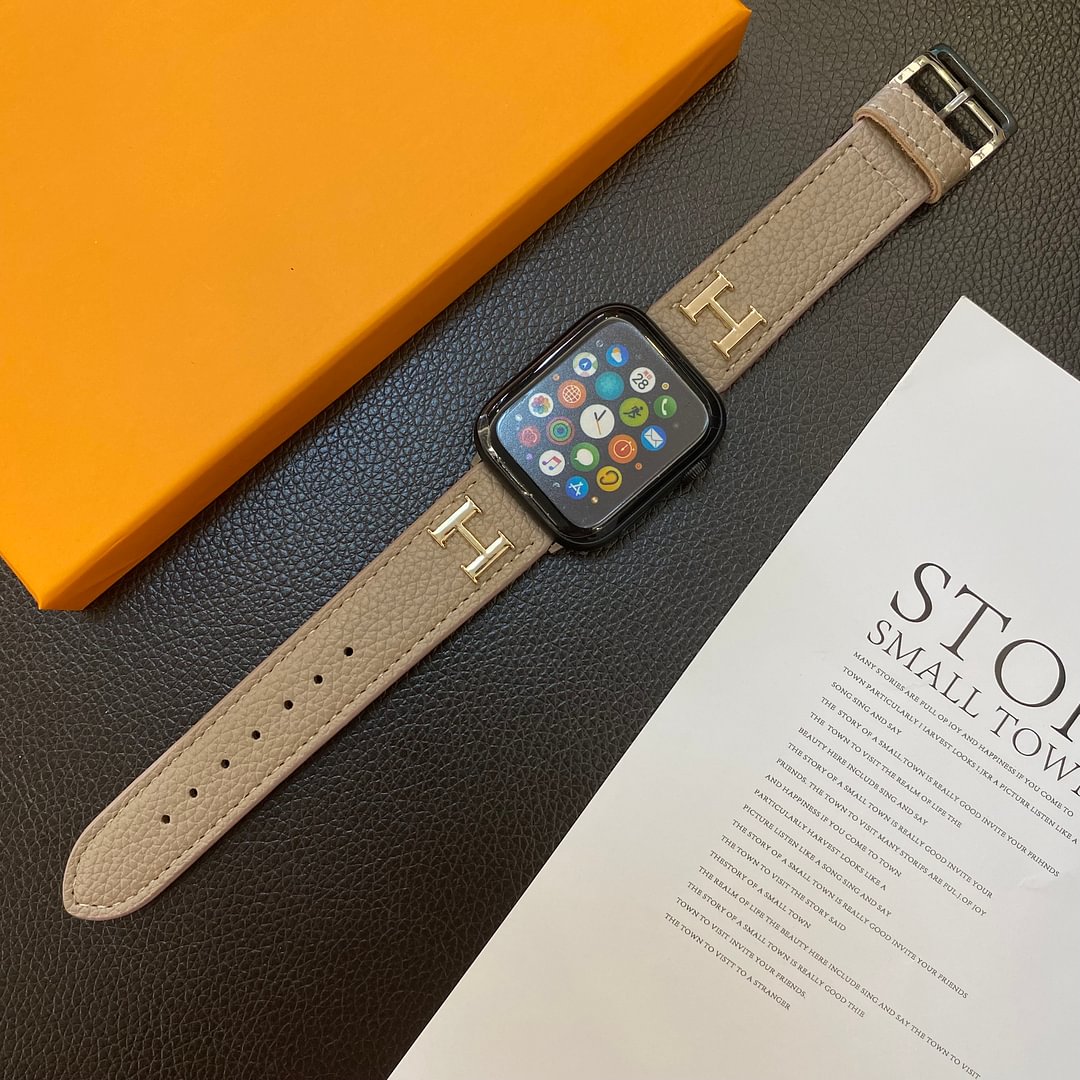 Genuine Pattern Leather Apple Watch Strap - Bestocase