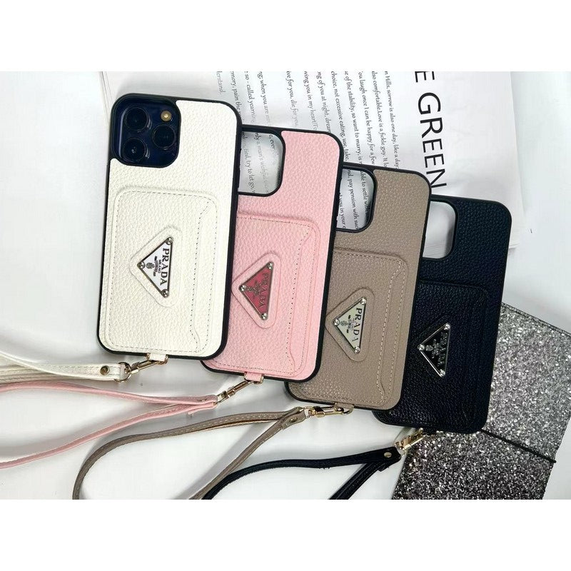 Pra Four Colors Card Bag iPhone Case - Bestocase
