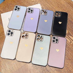 Love Heart Full Cover iPhone Case - Bestocase