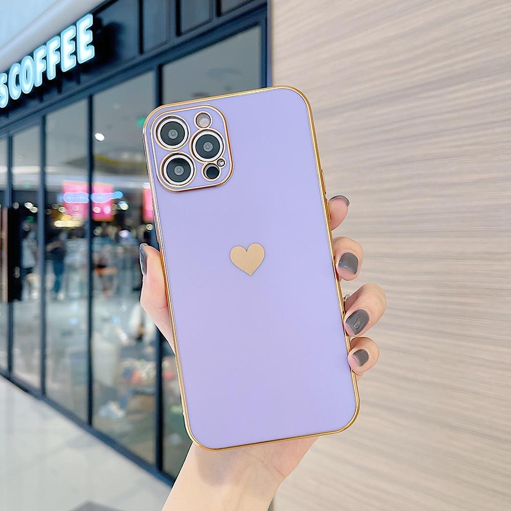 Love Heart Full Cover iPhone Case - Bestocase