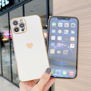Love Heart Full Cover iPhone Case - Bestocase