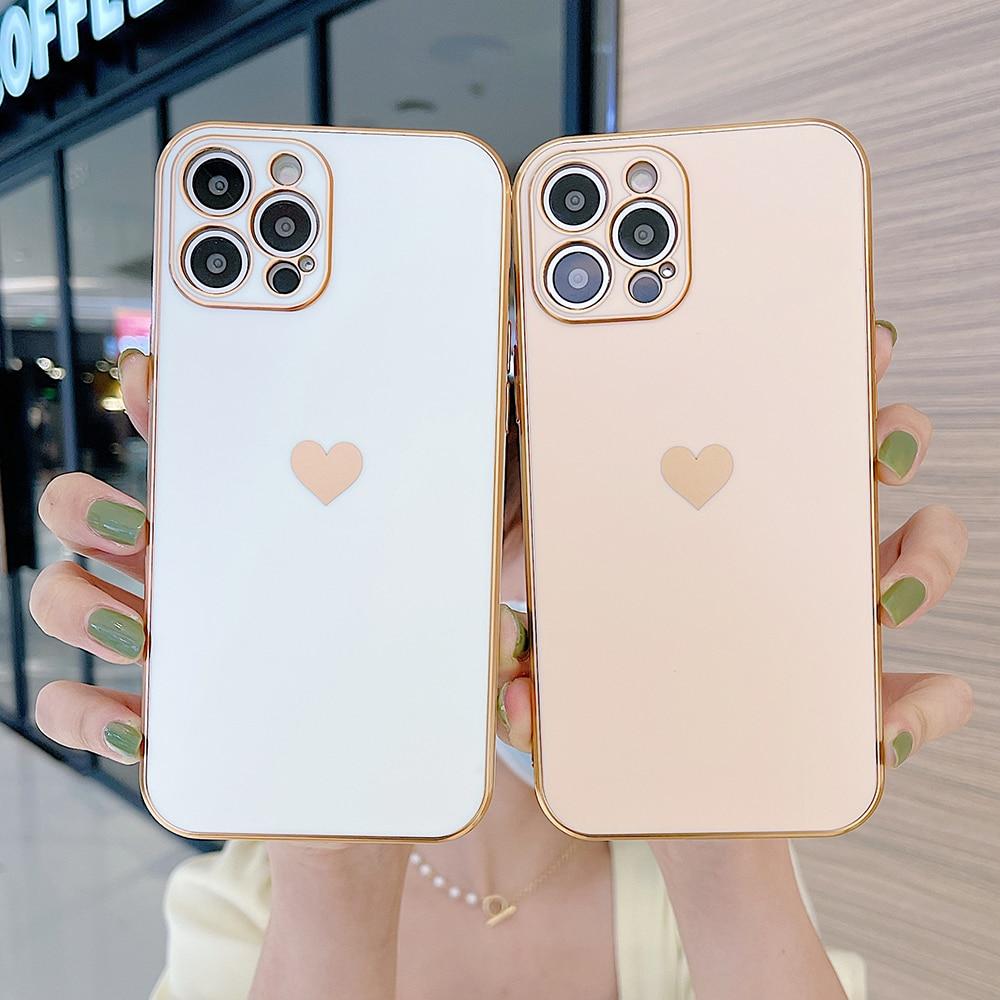 Love Heart Full Cover iPhone Case - Bestocase