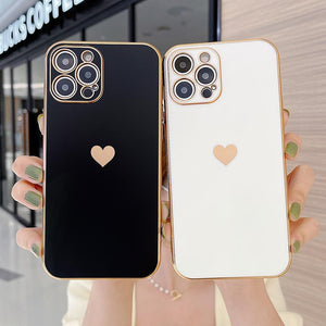 Love Heart Full Cover iPhone Case - Bestocase