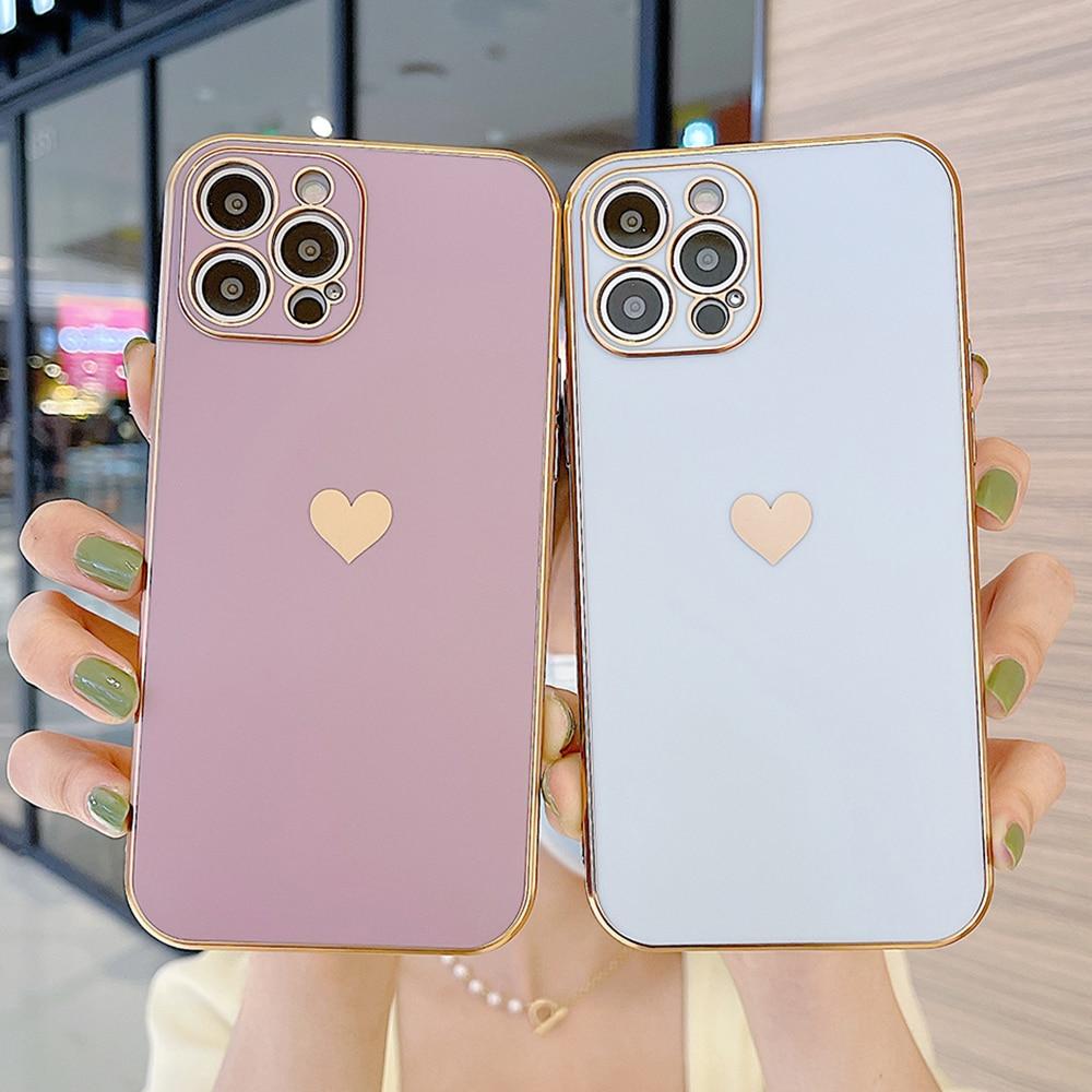 Love Heart Full Cover iPhone Case - Bestocase