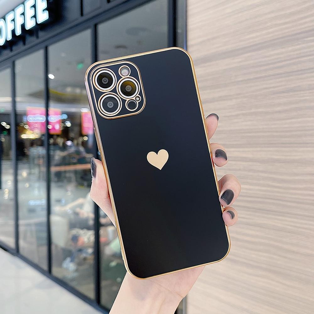 Love Heart Full Cover iPhone Case - Bestocase