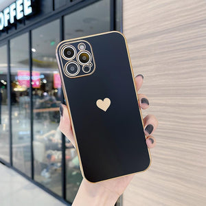 Love Heart Full Cover iPhone Case - Bestocase