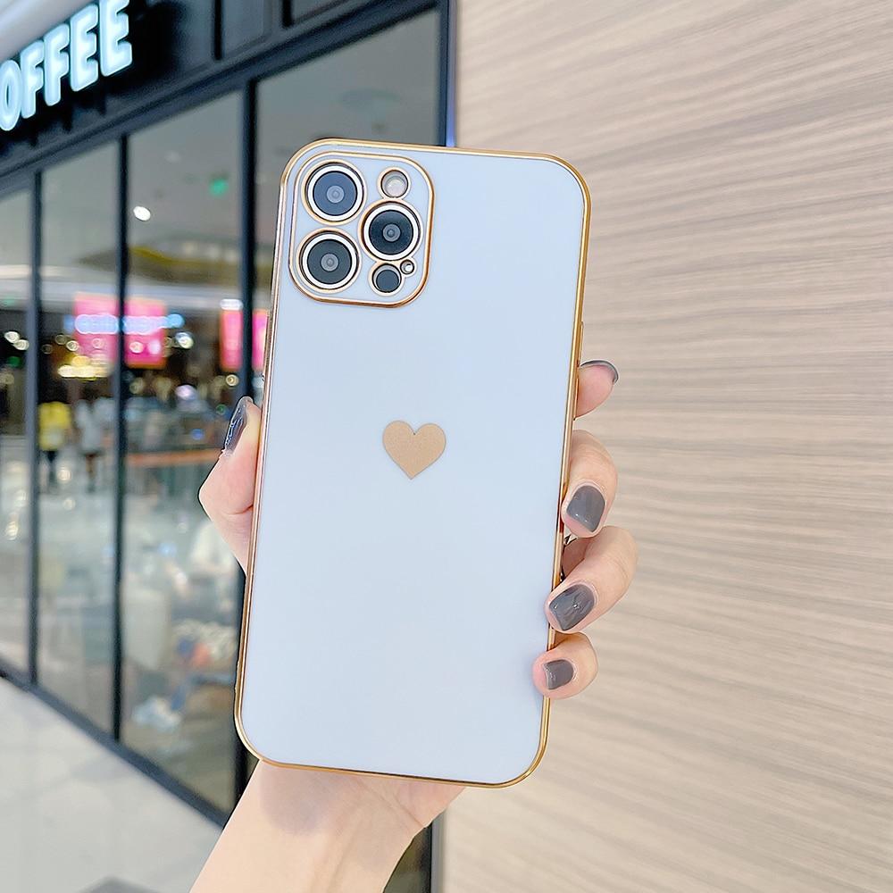 Love Heart Full Cover iPhone Case - Bestocase