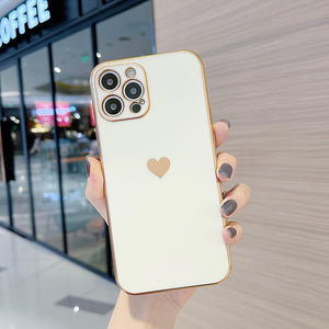 Love Heart Full Cover iPhone Case - Bestocase