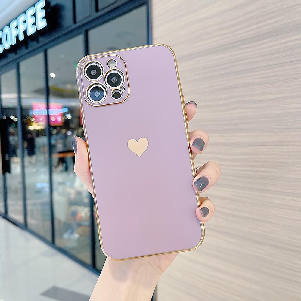 Love Heart Full Cover iPhone Case - Bestocase