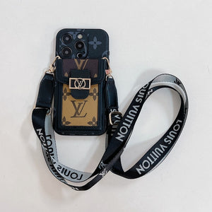 Lou Card Holder Crossbody iPhone Case - Bestocase
