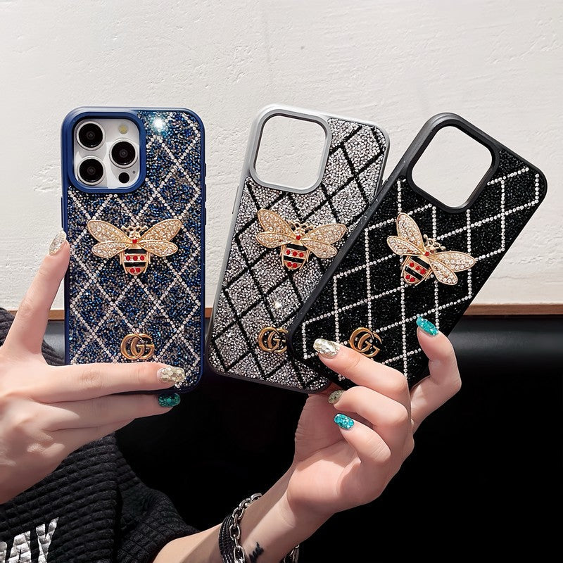 GG Bee Diamond iPhone Case - Bestocase