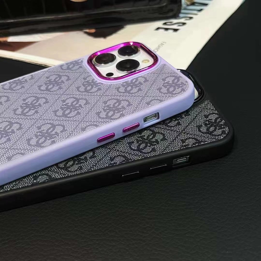 Purple Guess  iPhone Case-MD231025 - Bestocase