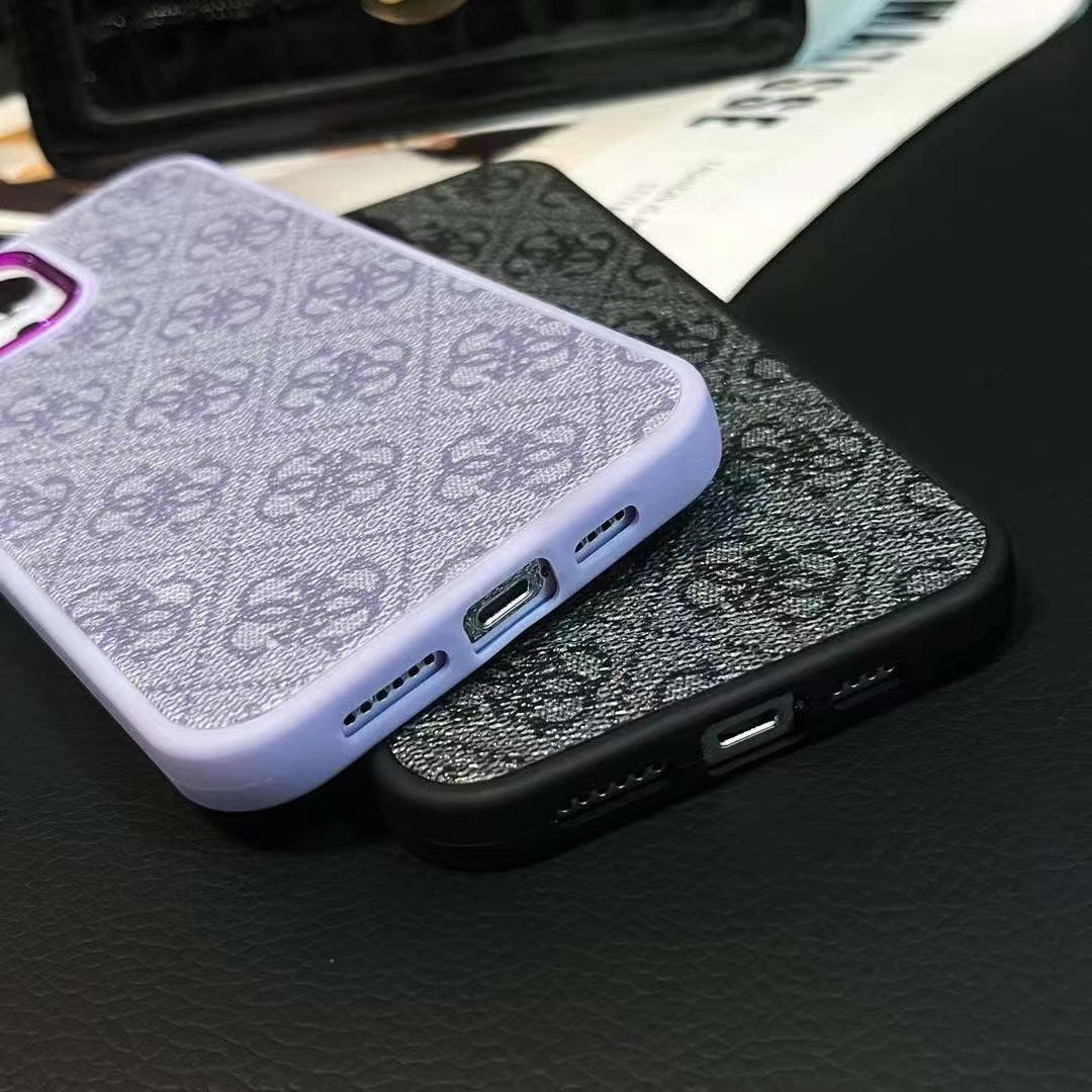 Purple Guess  iPhone Case-MD231025 - Bestocase