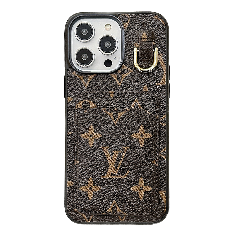 Lou Card Holder Leather iPhone Case - Bestocase