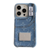 Lou Jeans Pattern iPhone Case - Bestocase