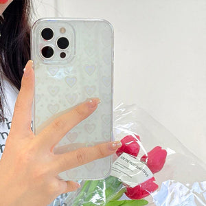 Holographic Heart iPhone Case - Bestocase