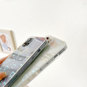 Holographic Heart iPhone Case - Bestocase