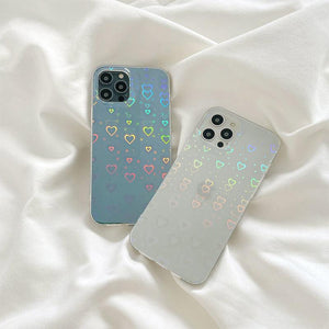 Holographic Heart iPhone Case - Bestocase