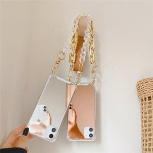 Fashionista Mirror Chain iPhone Case - Bestocase