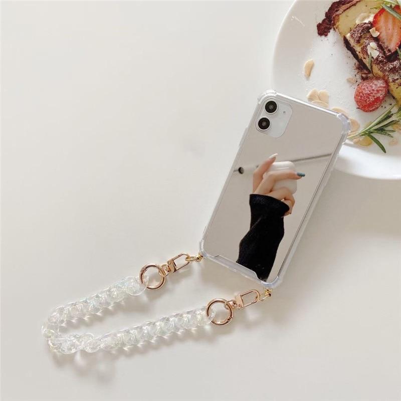 Fashionista Mirror Chain iPhone Case - Bestocase