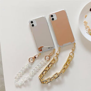 Fashionista Mirror Chain iPhone Case - Bestocase
