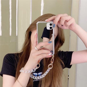 Fashionista Mirror Chain iPhone Case - Bestocase